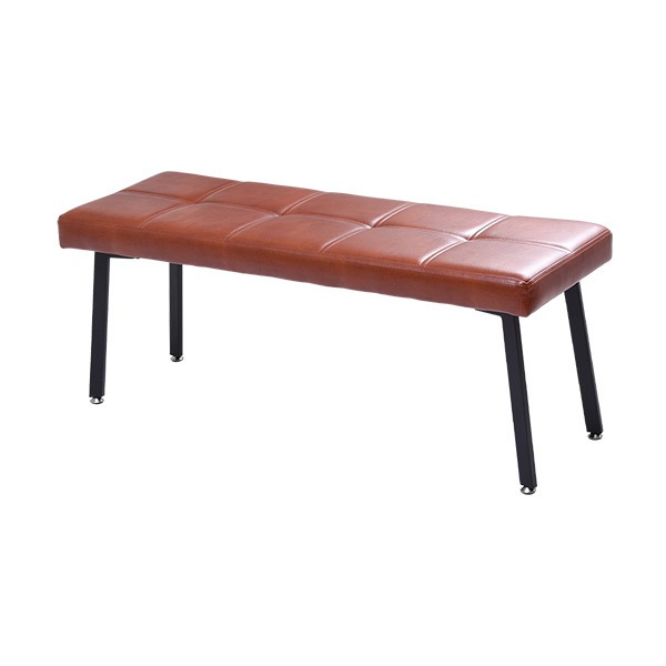 B.Bファニシング ONBN0203LEBRN ブラウン モダンクラブダイニングベンチ メーカー直送