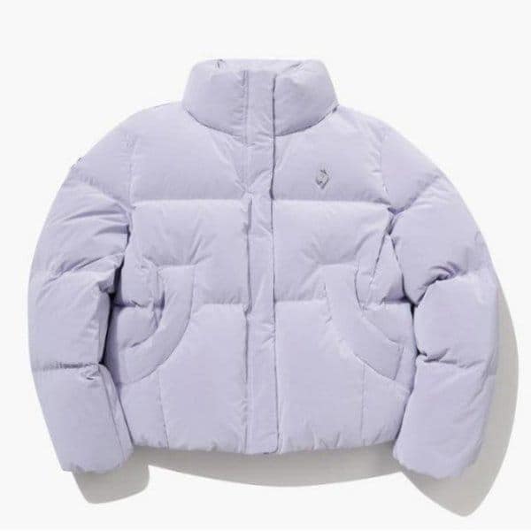 パディング UQC QP422ODJN1-GPP 女性リュミエール クロップ ダウン GREY PURPLE