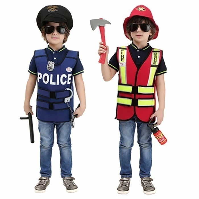 短纳期ハロウィン衣装 コスプレ衣装 子供用 警察服 おまわりさん かっこいい 男子 ポリス服 消防士服 警察服 コスチューム 衣装 カッコイイ 文化祭 忘会 出し物 余興 万聖節 変装 Hallo