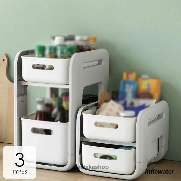 人気新作 日用雑貨 キッチン雑貨 キッチン用品 小物入れ 収納 隙間収納 ラック キャスター 自由自在 無地 すっきり ホワイト ーすっきり ャス 6,506円