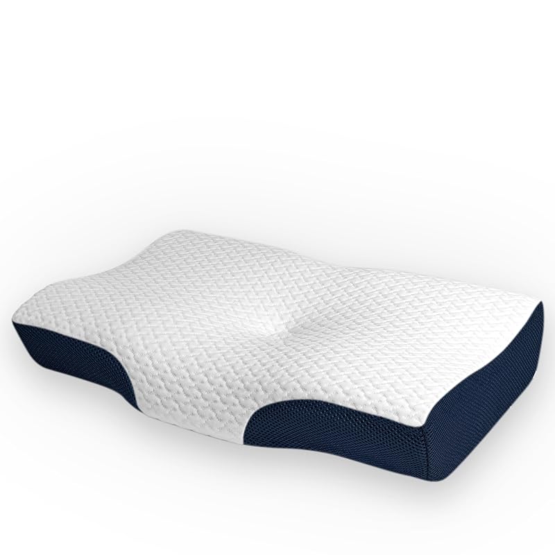 DreamCats 枕 低反発 日本製 まくら 首が痛くならない 高さ調節 仰向き 横向き プレゼント (ダークブルー) 6,363円