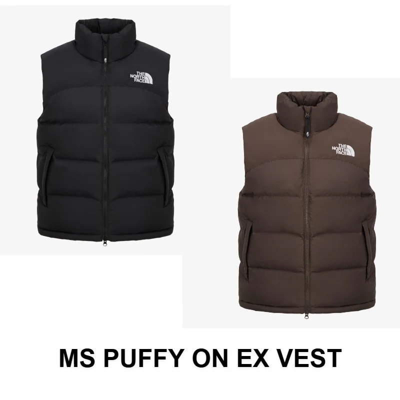 韓国正規品保証 NV3NR53A MS PUFFY O EX VEST デイリー 基本 着装 男子 女子 人気 韓国 ファッション 男女共用 アウトドア