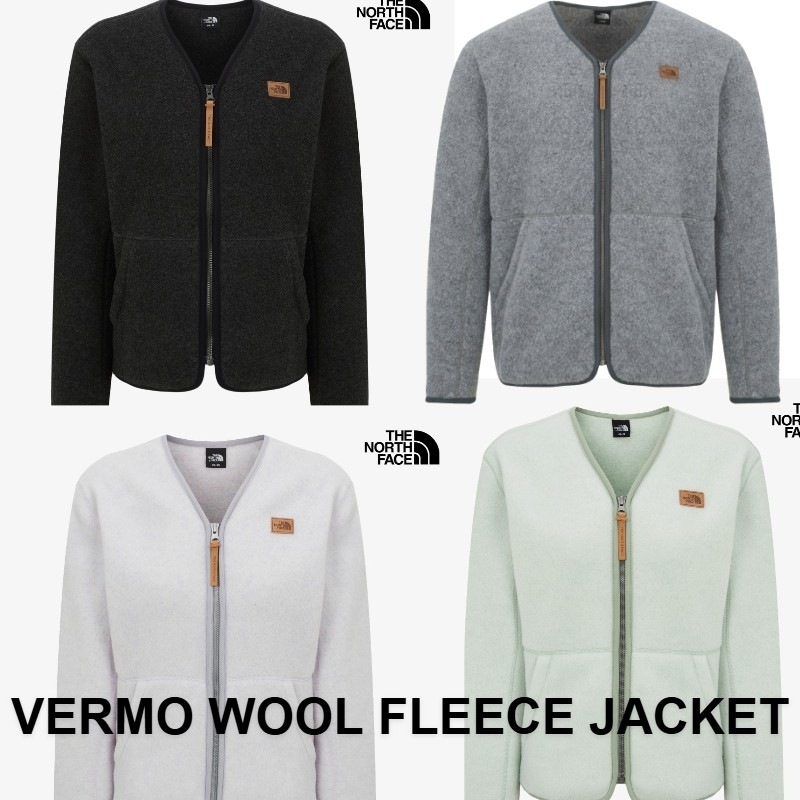 韓国正規品保証 関税負担なしNJ4FR59A VERMO WOOL FLEECE JACKETデイリー 基本 着装 男子 女子 人気 韓国 ファッション 男女共用 アウトドア