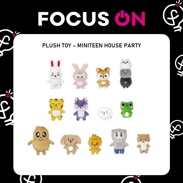 SEVENTEEN MINITEEN HOUSE PARTY OFFICIAL CHARACTER POP-UP MD PLUSH TOY