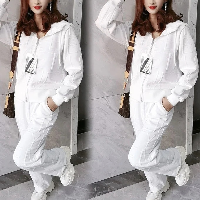 ハイエンドのカスタマイズ-春スーツ新しい韓国スタイルおしゃれで優しいスタイルカジュアル服スウェットシャツ秋のレディースフルセット