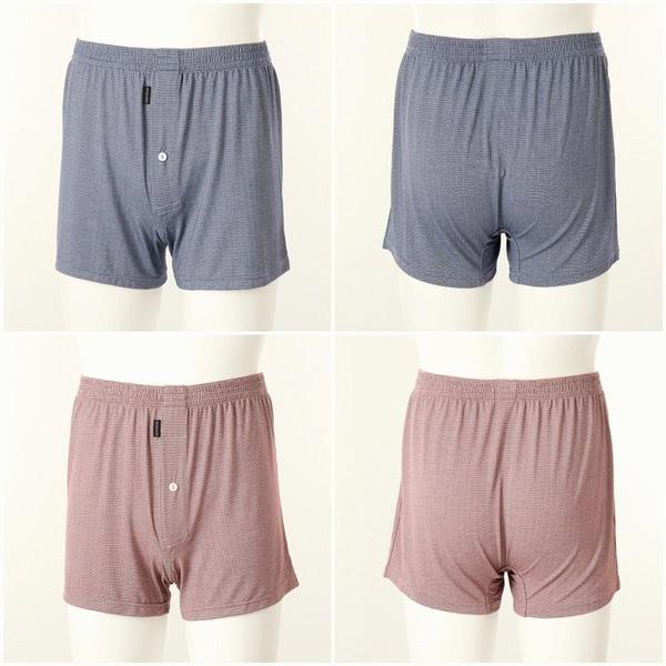 プラスモーダルポリ男性ニットトランクスパンツ VMP4195NSSG