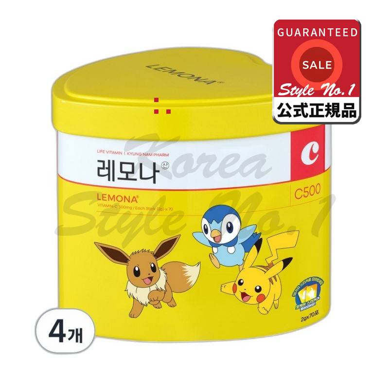 慶南製薬レモナ産ポケモンエディション140g 4個