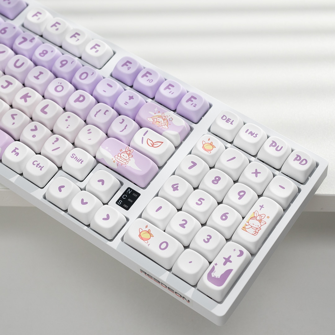 Chibao hw98 3 モードカスタマイズされたメカニカルキーボード有線/ワイヤレス女の子のサイレント麻雀サウンドホットスワップ可能かわいい