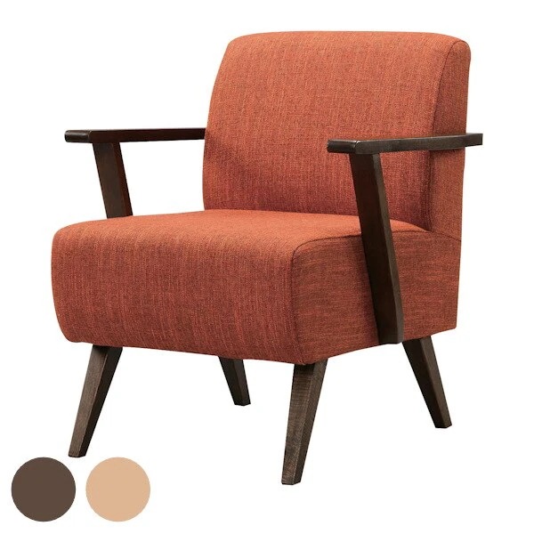 ソファ 幅61cm 一人掛け 1人用 シングルソファ ひじ掛け ファブリック ソファー