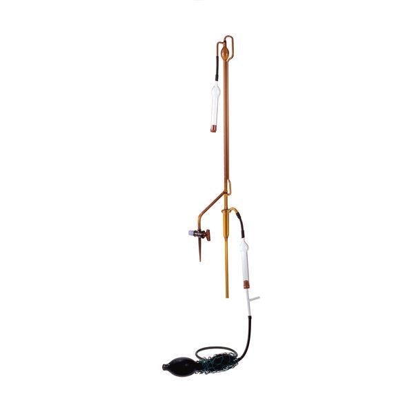 [柴田科学]自動ビュレット スーパーグレード ゴム栓用 茶褐色 ガラスコック付 10mL