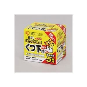 （業務用3セット）アイリスオーヤマ ぽかぽか家族 貼る靴下用 15足 PKN-15HK