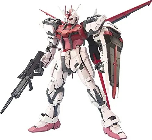 PG 機動戦士ガンダムSEED ストライクルージュ+スカイグラスパー 1/60スケール 色分け済みプラモデル