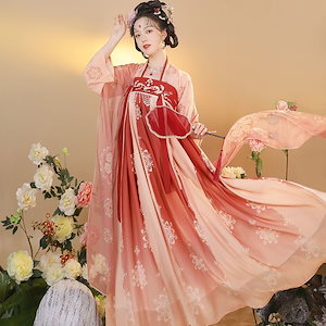 [Qoo10] 成人女士汉服女超仙齐胸襦裙古装中国风复古