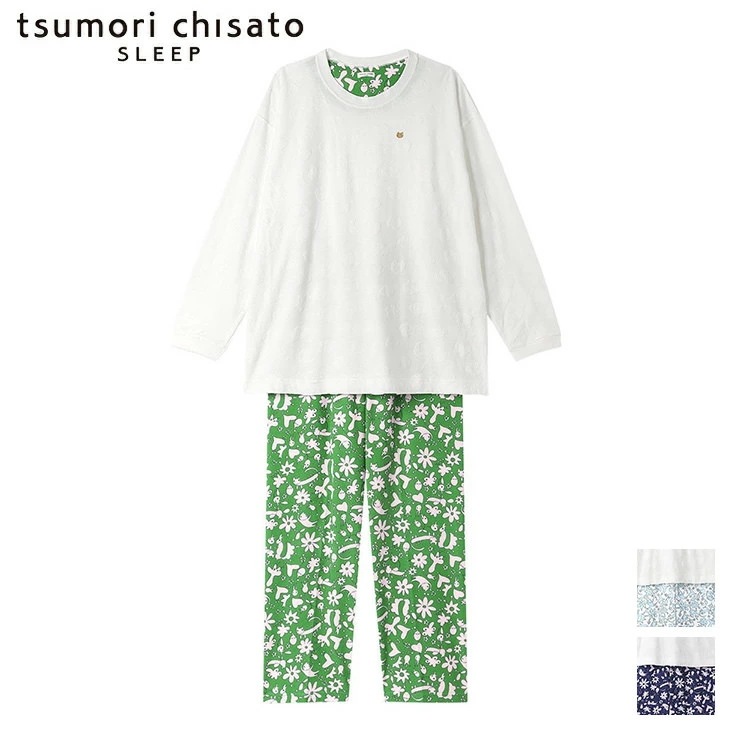 ツモリチサト tsumori chisato ワコール wacoal パジャマ ルームウェア 部屋着 長袖 森の妖精 ツモリチサトスリープ 寝間着 春夏 UDX539