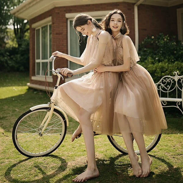 ブライズメイド ドレス 大人 ピアノ 発表会 ミモレ丈ドレス 演奏会 演奏会用ドレス ピアノ発表会 結婚式 高校生 パーティードレス 演奏会ドレス 大きいサイズ コンクール イブニングドレス ミモレ丈