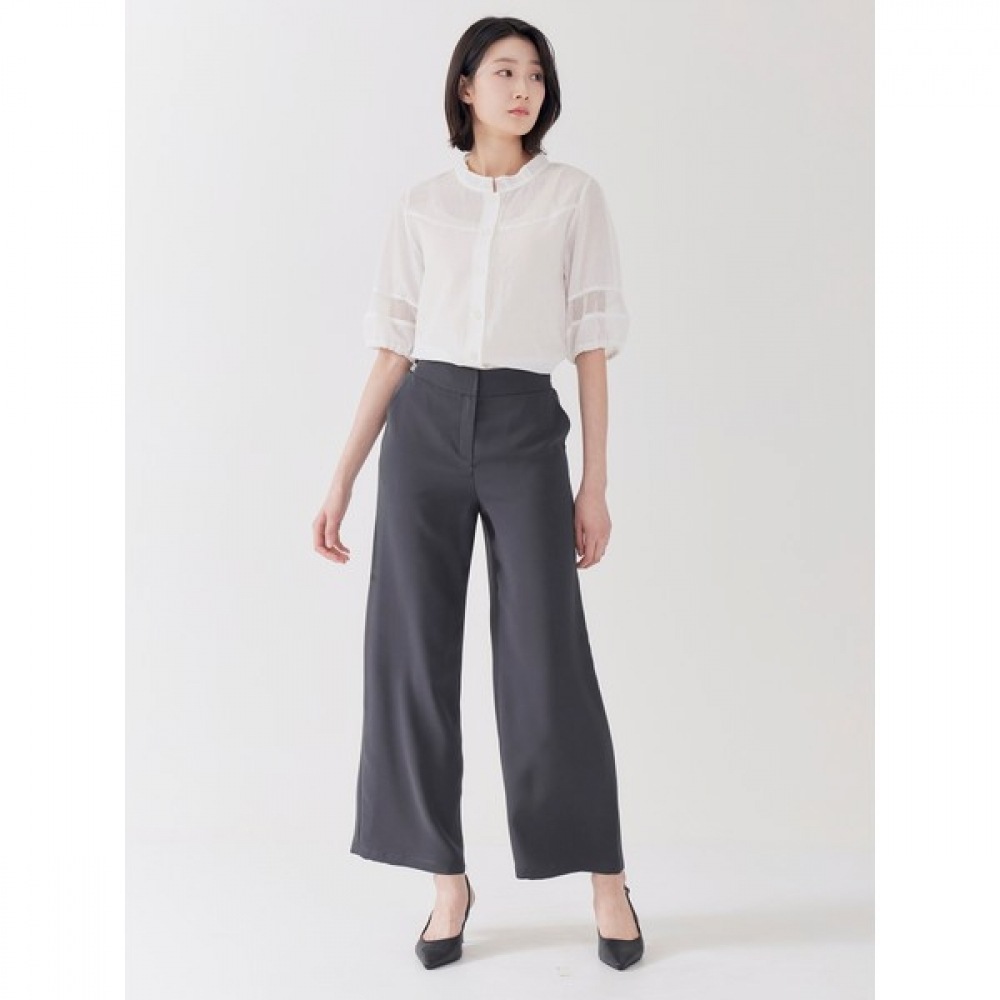 [ジセン] フィットシェンクールワイドバンディングスラックス LOPTP401_DG