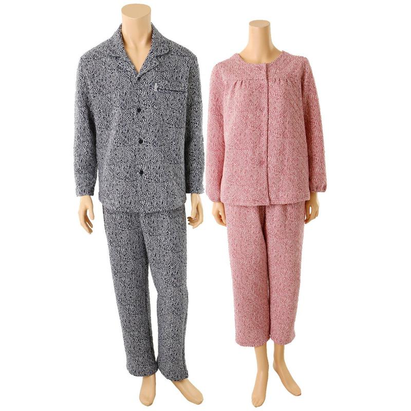 幾何学ジャカード三重ガーゼカップルパジャマセット(WPA5077MWPA5077W)