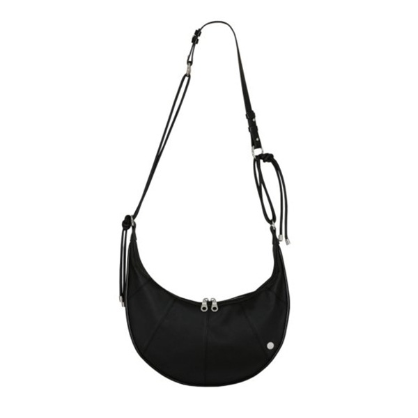 ADDOFF HALF MOON BAG BLACK ショルダーバッグ