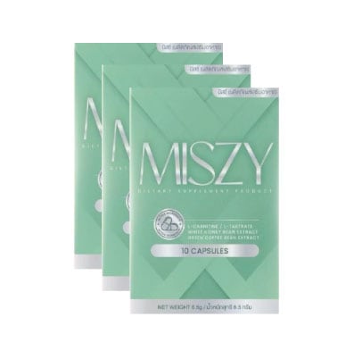 MISZY ミジー　10カプセル入り　3箱セット　 食欲コントロール ダイエットサプリ すっきり 体重管理 間食対策 刺激少なめ
