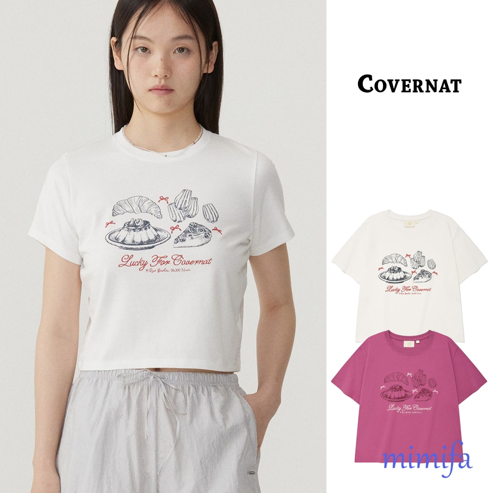 レディース クロップ ベーカリーTシャツ 7,814円