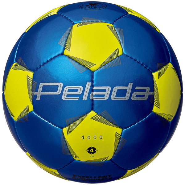 モルテン molten ペレーダ 4000 4 号青黄 サッカー ボール4号 F4K4000BY