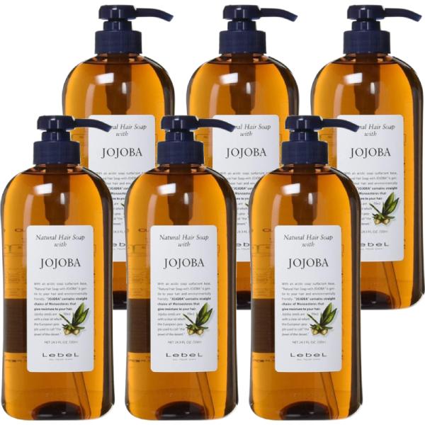 ルベル ナチュラル ヘアソープ シャンプー ホホバ JO 720ml サロン専売品 6個セット