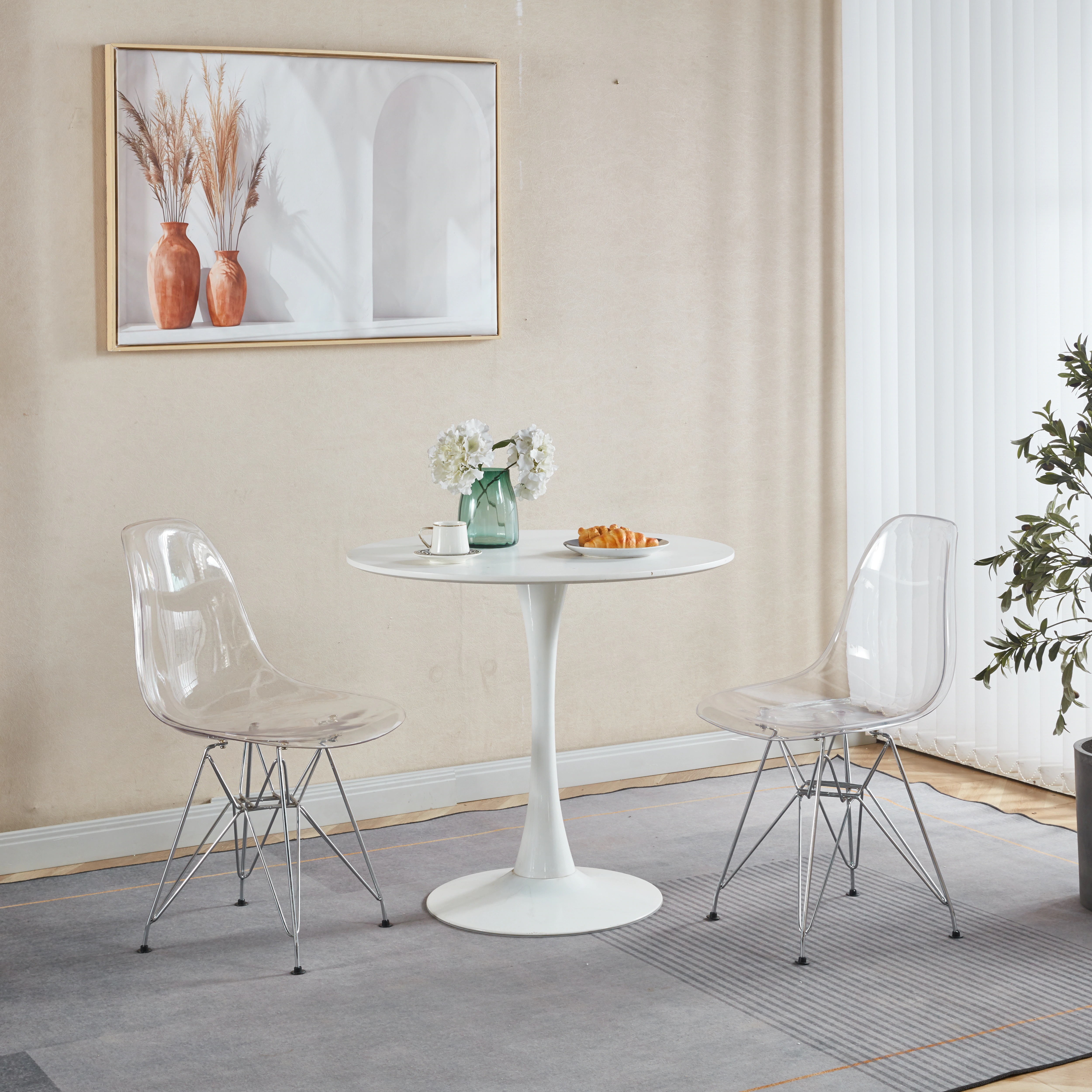 【国内発送】54ダイニングチェア シェルチェア クチェア 北欧スタイル デザイナーファッション ホームオフィスチェア リビングルームチェア