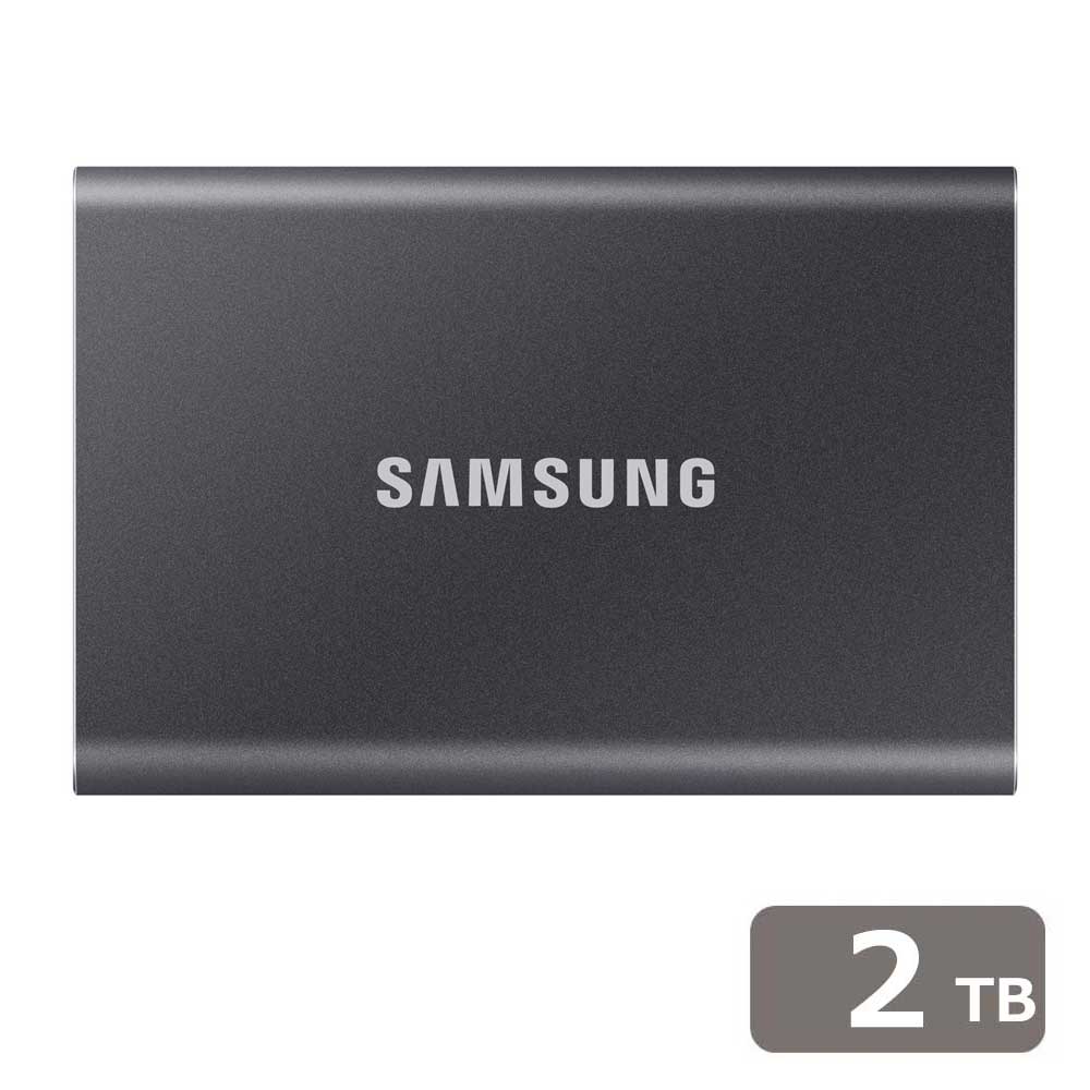 Samsung（サムスン） ポータブルSSD スタンダードモデル T7シリーズ 2TB（グレー） MUPC2T0TITA