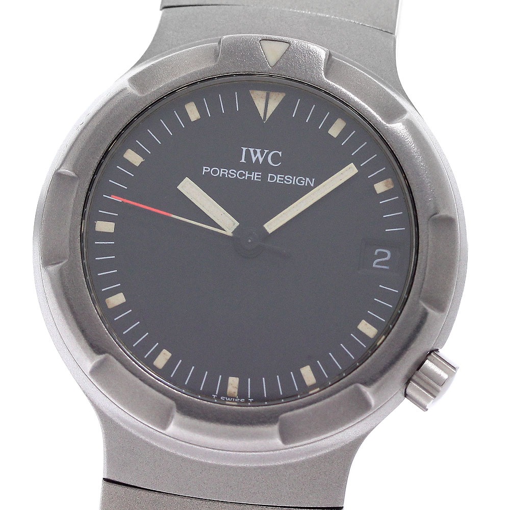 ポルシェデザイン Porsche Design by IWC デイト 自動巻き ボーイズ 良品 _962488【中古】
