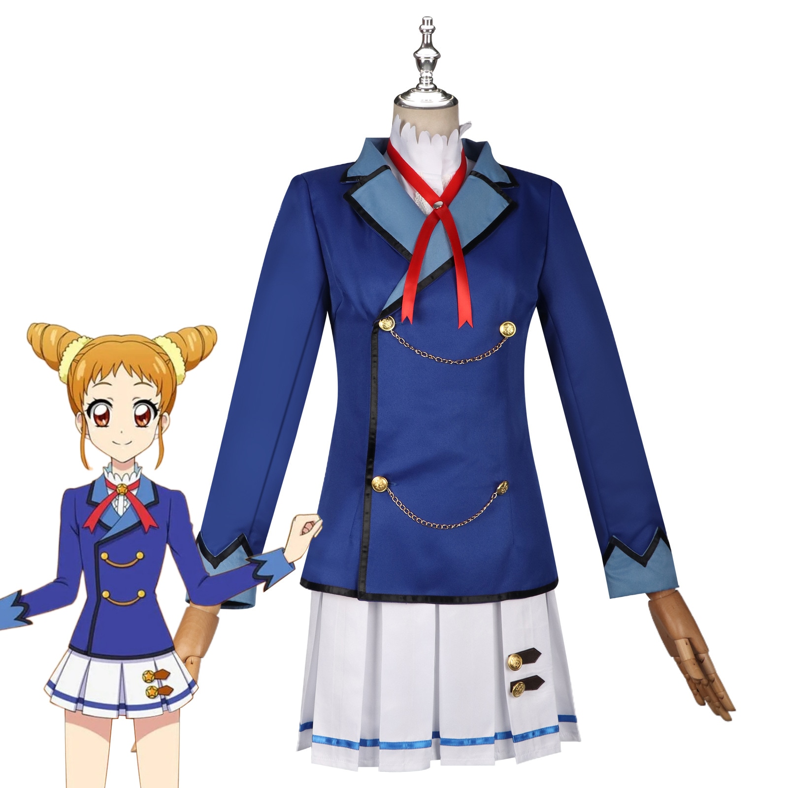 アイドルイベント星宮ベリーコスプレ服星光学園霧矢葵紫吹蘭北大路桜制服二次元