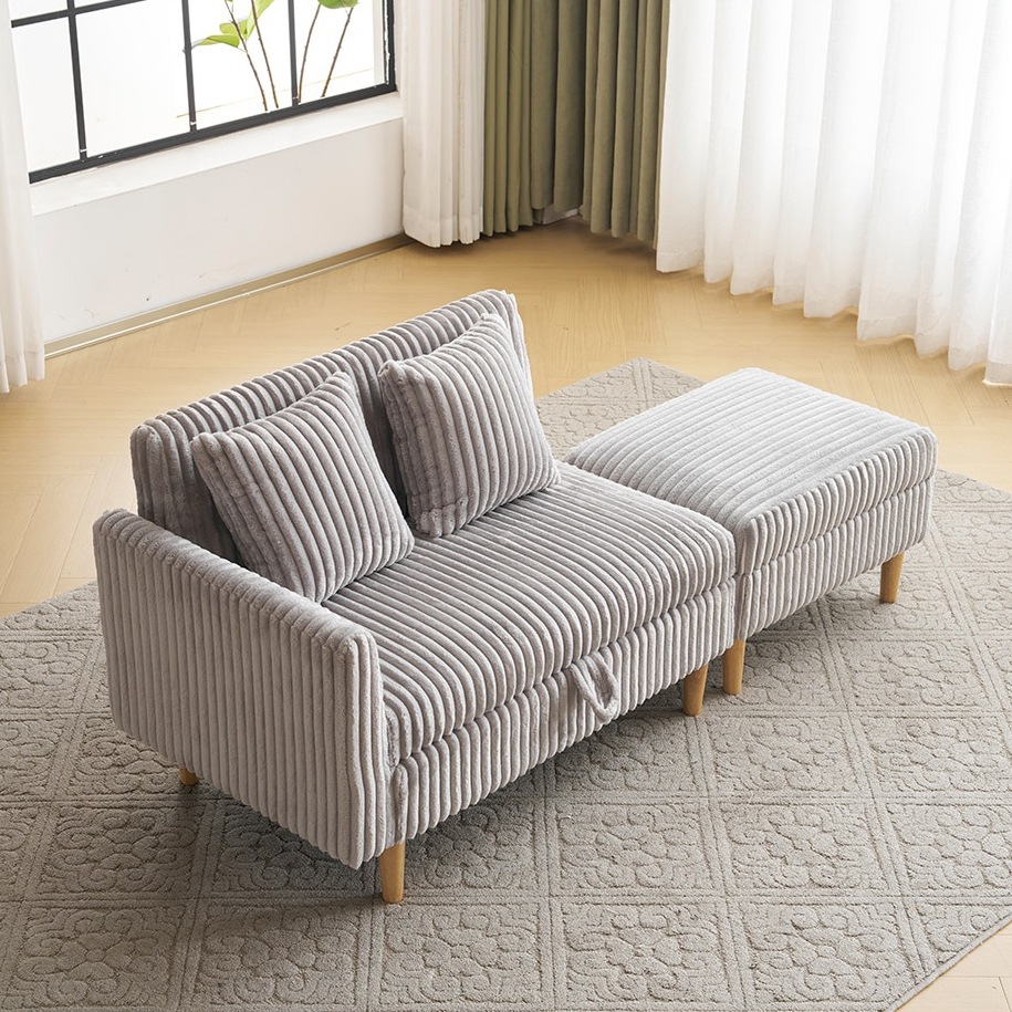 【国内即日発送】ソファカチン ソファー ソファーベッド 3P 3人掛けソファ 収納付き オードマン付き