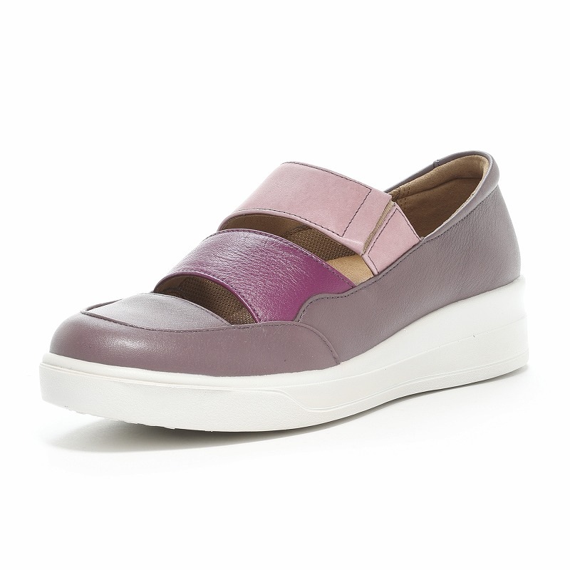 ムーンスター スポルス レディース コンフォート シューズ SP9032 パープルコンビ moonstar SPORTH 幅広4E 軽い 撥水加工 衝撃吸収 軽量設計 おしゃれ 母の日 敬老の日 11,088円