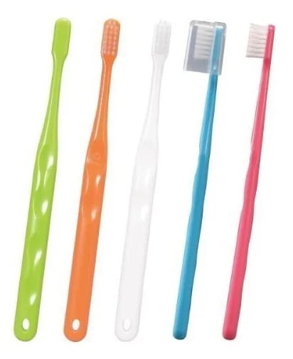 【1つ買うと10個もらえる】歯科専売歯ブラシ5本入り Ci700　薄ヘッド　(超先細+ラウンド毛　Sやわらかめ117