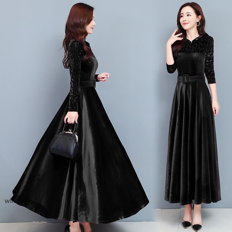 今がチャンスパーティードレス 結婚式 40代 20代 ロング丈 袖あり 長袖 韓国風 大きいサイズ フォーマルドレス マキシワンピース お呼ばれ 二次会 披露宴 謝恩会 上品 着痩せ