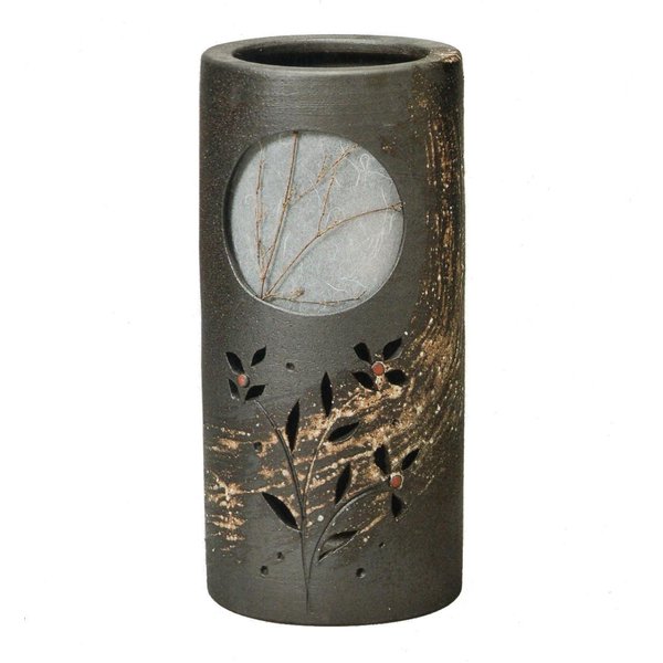 月あかり傘立　（信楽焼き・陶器・傘立て・梅雨・雨・玄関・収納・B039-04）