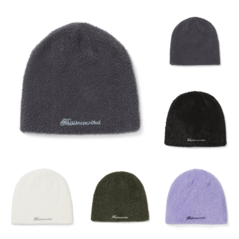 【THISISNEVERTHAT】 SHAGGY NO CUFF BEANIE : 5COLOR
