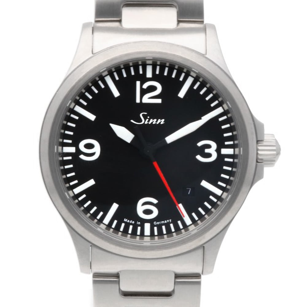 ジン 腕時計 ステンレススチール 556.A.RS 自動巻き 1年保証 Sinn 中古 美品