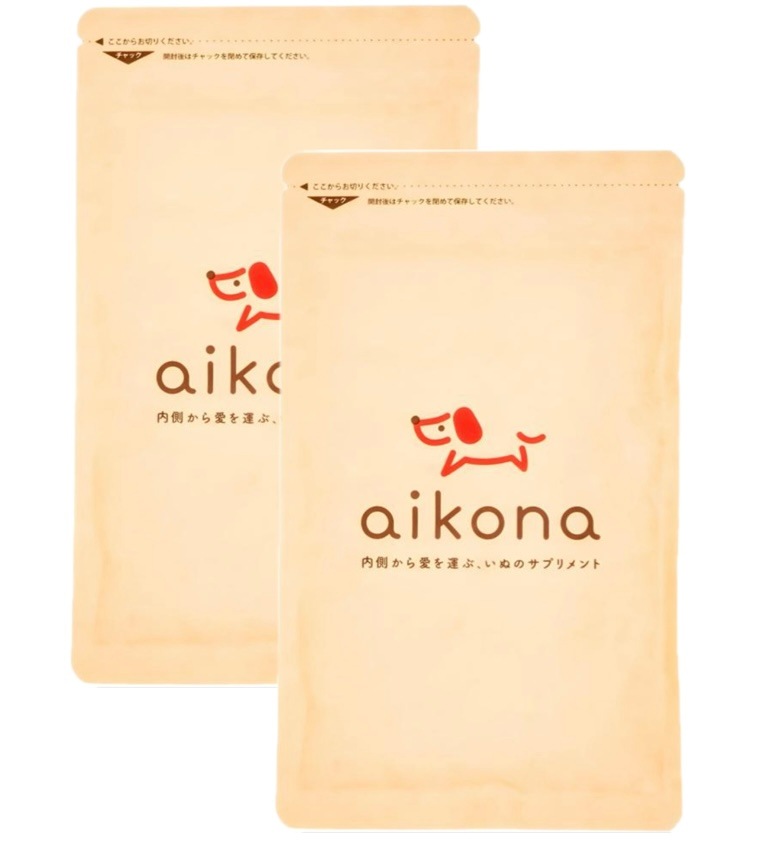 【２袋】aikona あいこな HUGME 60g 1袋 腸活 アイコナ 犬用 サプリメント プレゼント　ギフト　誕生日