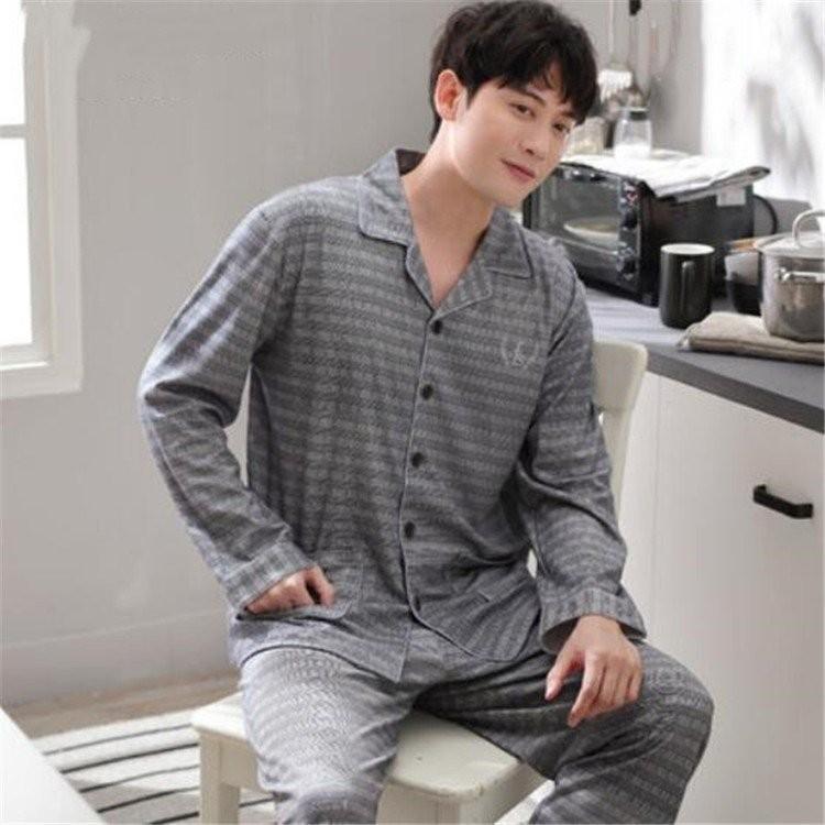 パジャマ 長袖 綿100% 上下 セット 普段着 おしゃれ 部屋着 寝間着 メンズ ルームウェア 寝巻き ナイトウェア 春 秋 冬