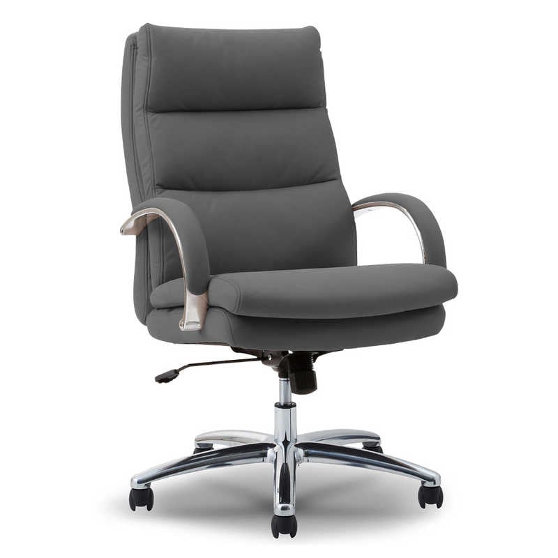 関家具　オフィスチェア ウィンケース(WINcase) グラント ハイタイプ シルキーファイバー チャコールグレー　359140