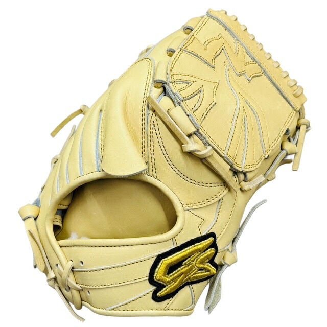 ジーエス(GS) 硬式グラブ 投手用 GS-EX004-CAM251208 ウォーターバック 水 右投げLH STキャラメル