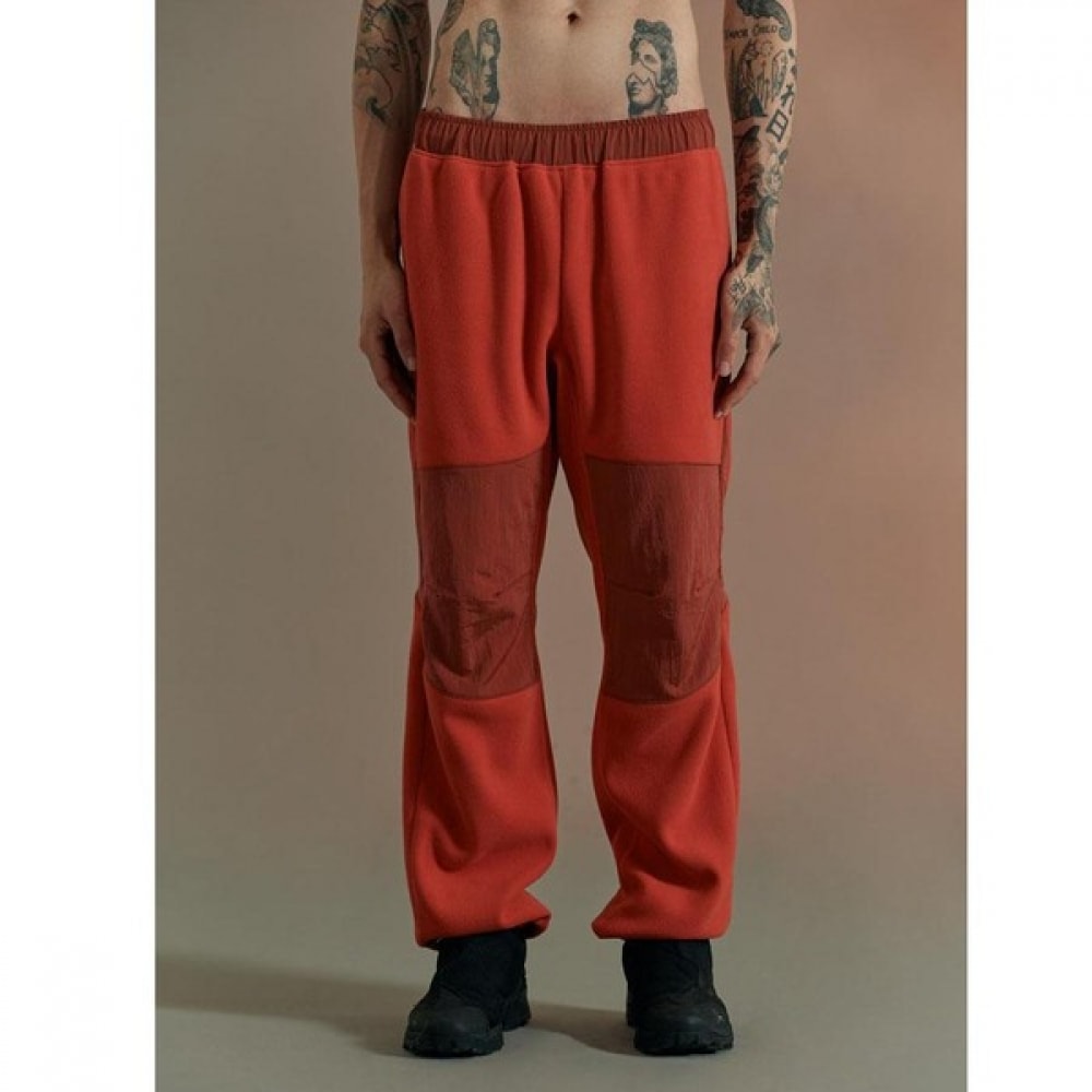 [Bobcat] マイクロフリースジョガーパンツ-オレンジ