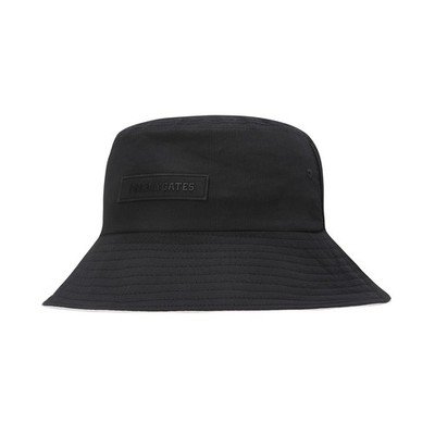 本物のPEARLY GATES GOLFロゴ入りレザータブ付きストリングバケットハット