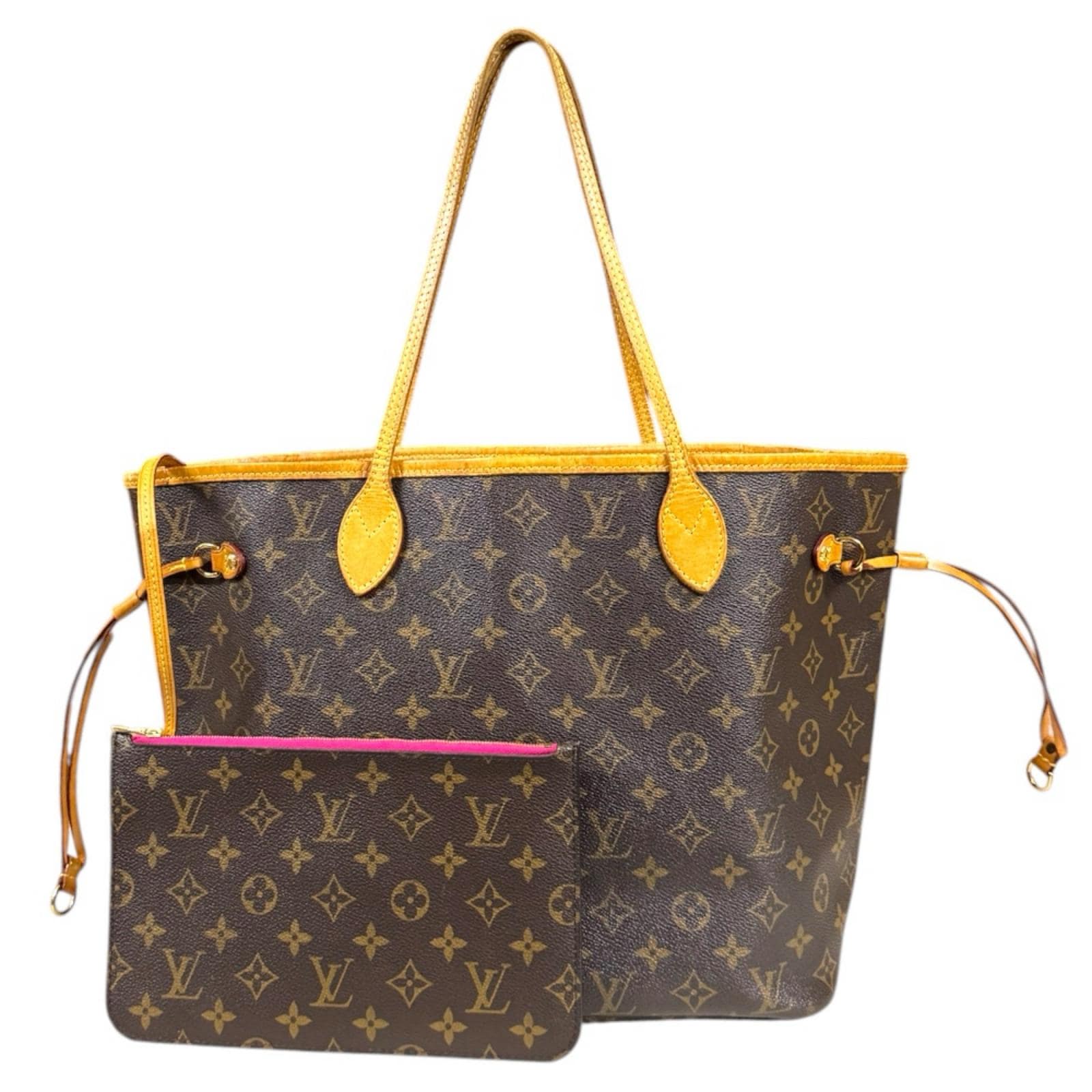 ルイヴィトン ネヴァーフルMM モノグラム トートバッグ モノグラムキャンバス M41178 ピヴォワンヌ LOUIS VUITTON 中古
