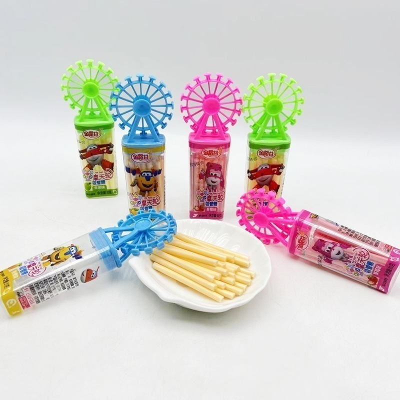 子供のキャンディーのおもちゃ回転フェリスホイールフルーティーストローシュガー ルチルドレンズスナック 誕生日プレゼント 子供の贈り物 誕生日プレゼント 子供の贈り物