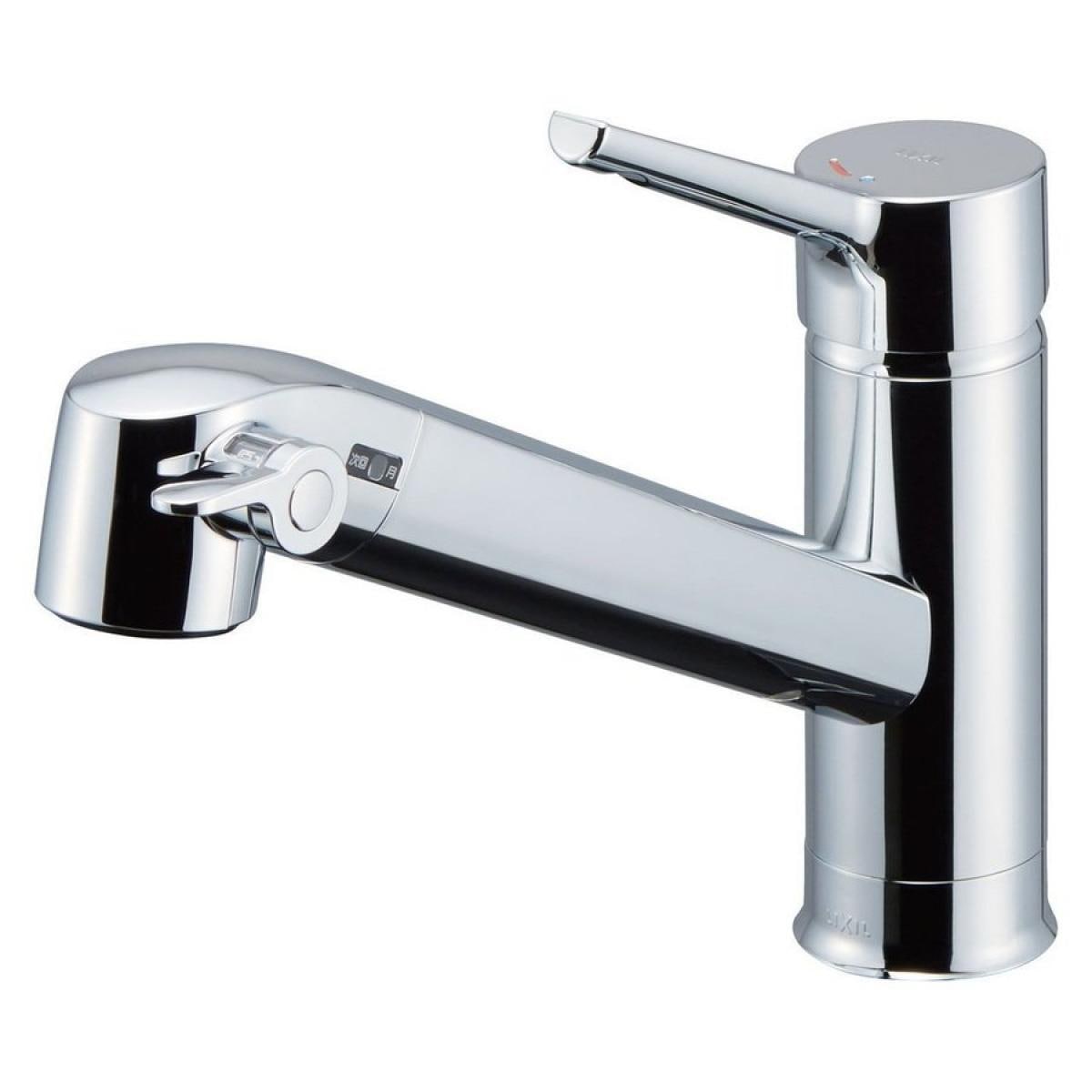 LIXIL（リクシル） INAX キッチン用 浄水器内蔵シングルレバー混合水栓 寒冷地 エコハンドル 凍結防止水抜き仕様 RJF-871YN