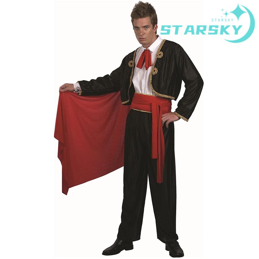 [赤字販売][出荷が早い]ハロウィン Halloween スペイン 闘牛士 大人用 男性用 コスプレ衣装 ステージ アニメ　舞台仮装 コスチューム　服　人気　ハロウィン