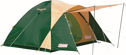 Coleman(コールマン) テント BCクロスドーム 270 グリーン 45人用 2000038429 キャンプ 防災 組み立て簡単 前室付き ４～５人用 耐水圧1500mm キャノピーポール付属