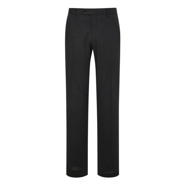 [25SS] ブラック 単色 ウール混紡 パンツ DMPA5BC03BK