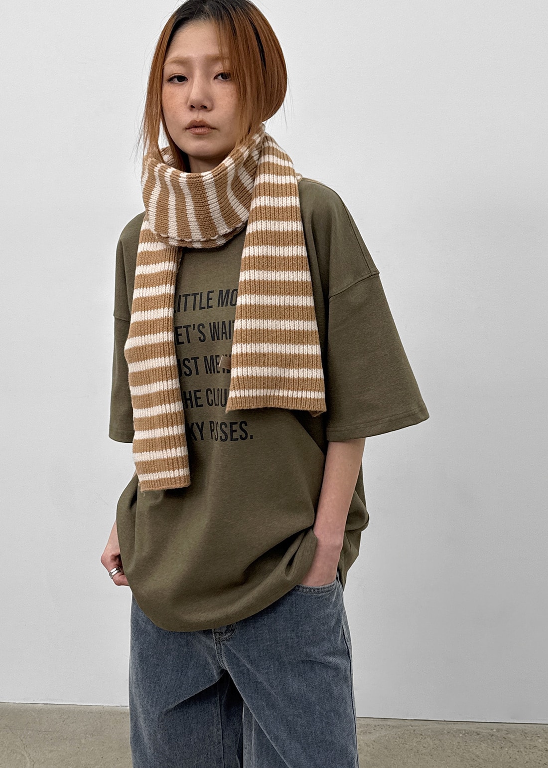 リトルズ プリント オーバーフィット 半袖Tシャツ